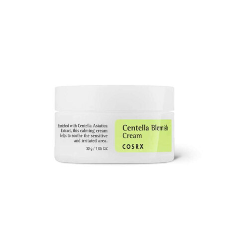 Centella Blemish Cream Cosrx (Crema Con Centella Asiática Para Pieles Mixtas, Grasas Y/O Enrojecidas)