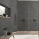 CERAMICA PARA PARED RUSTICO GRIS OSCURO RECTIFICADO MATE ARGENTA 40X120 GAMAS DE GRIS