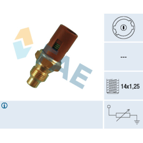 BULBO INTERRUPTOR - TEMP REN 9 11 21 TRAFIC RELOJ 14X1.25 1T FAE BULBO INTERRUPTOR - TEMP REN 9 11 21 TRAFIC RELOJ 14X1.25 1T FAE
