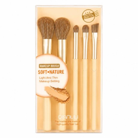 Set de Brochas para Maquillaje Esenciales by San Roque Set de Brochas para Maquillaje Esenciales by San Roque
