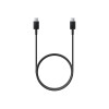 Cable original Samsung Tipo-C a Tipo-C 1.8 metros color negro Cable Original Samsung Tipo-c A Tipo-c 1.8 Metros Color Negro