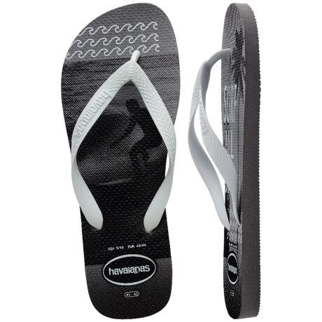 Sandalias de Hombre Havaianas Top Athletic Gris - Negro