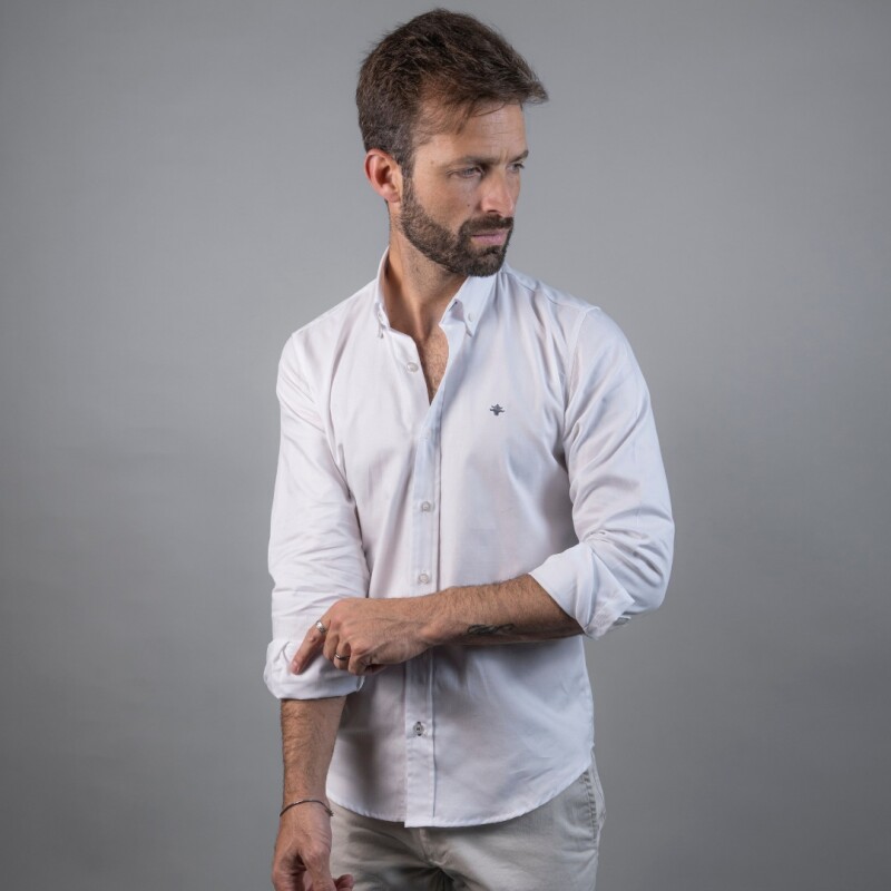 Camisa Oxford Blanco
