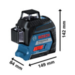 Nivel Láser Bosch de líneas 80 m 360º GLL 3-80 2 años / Bosch Unica