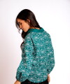 Camisa Francia verde petróleo