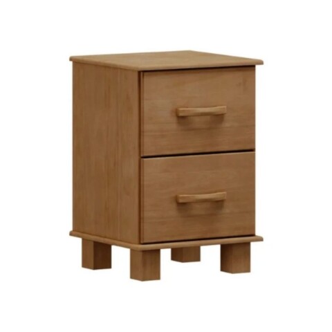 Mesa De Luz Bronze Freijo 2 Cajones 1137FN Mesa De Luz Bronze Freijo 2 Cajones 1137FN