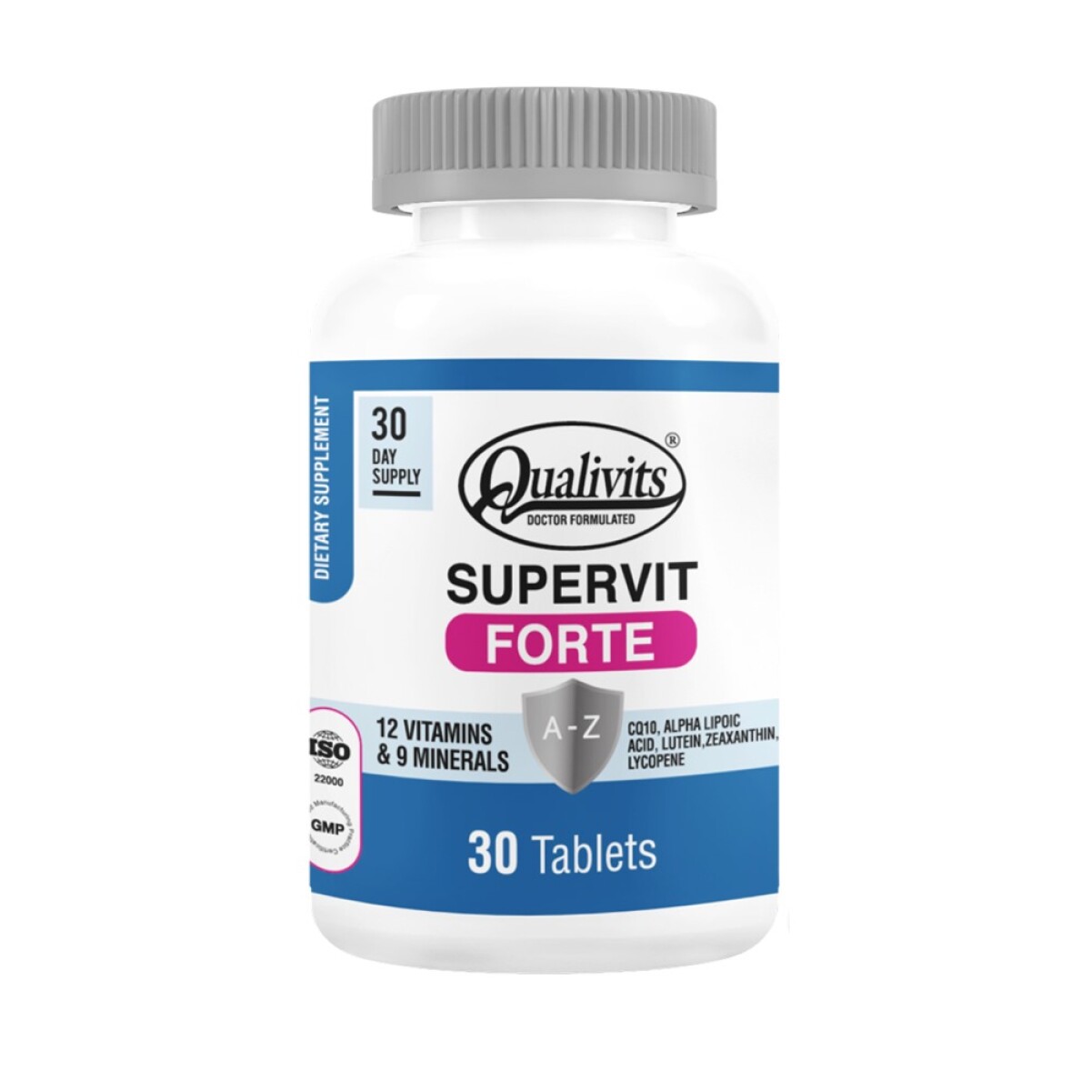 QUALIVITS SUPERVIT FORTE 30 TABLETAS 