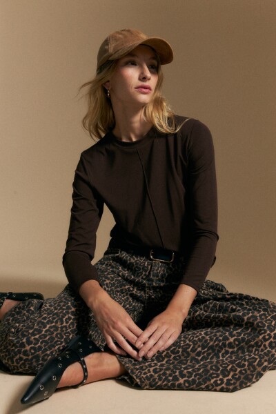 REMERA LAMOTE Visón