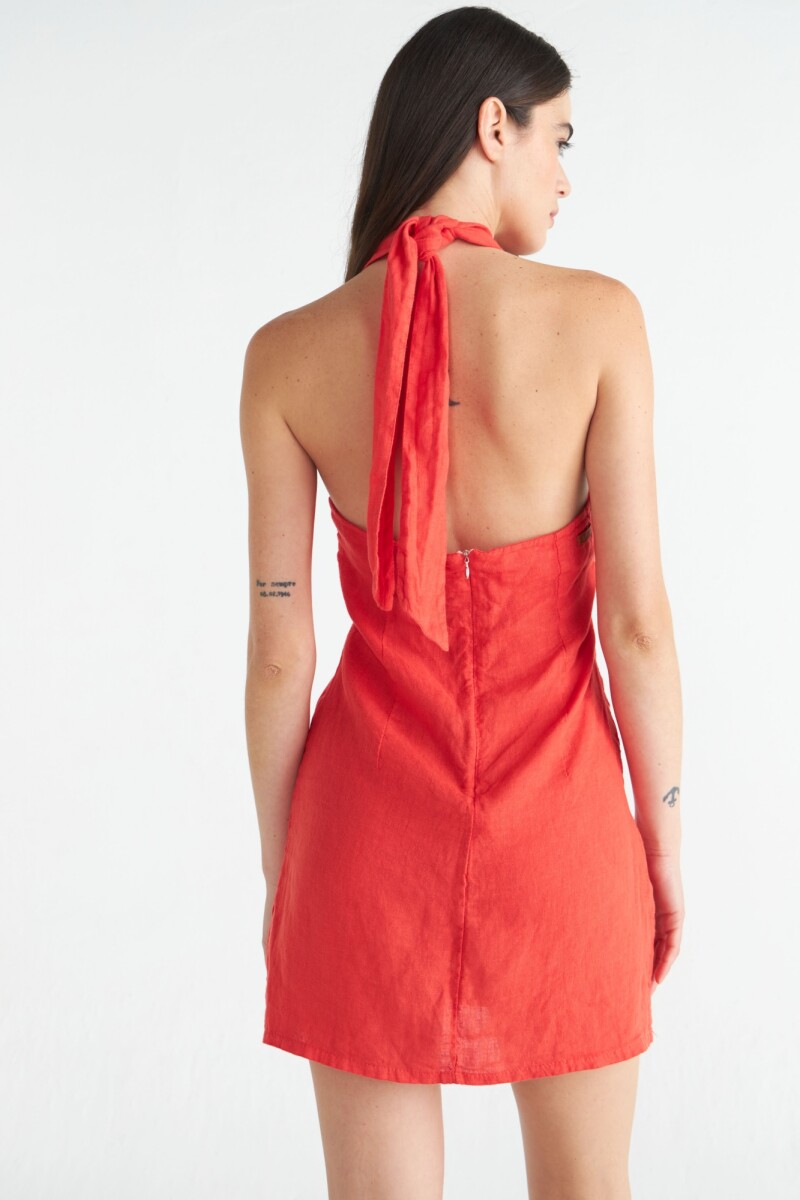 Vestido Vainilla Rojo