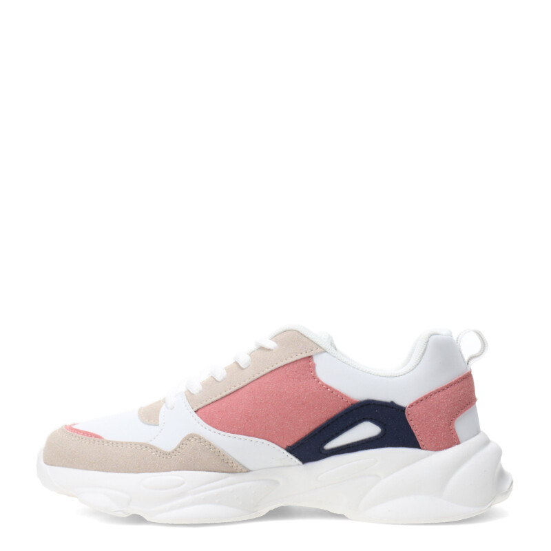 Championes de Niña Umbro Rosado - Blanco - Azul Piedra
