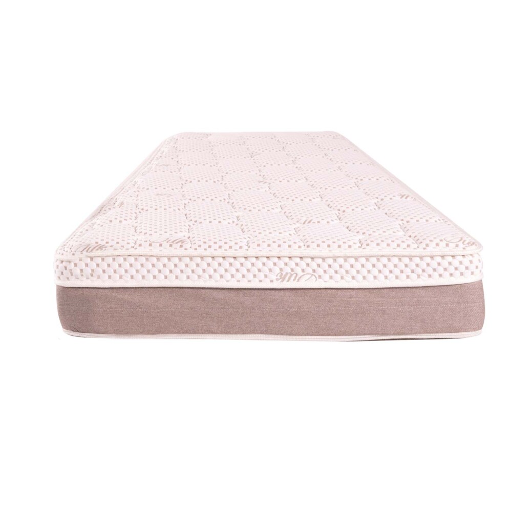 COLCHÓN 1 1/2 PLAZA ESPUMA1 BLANCO IVORY ONE SIDE