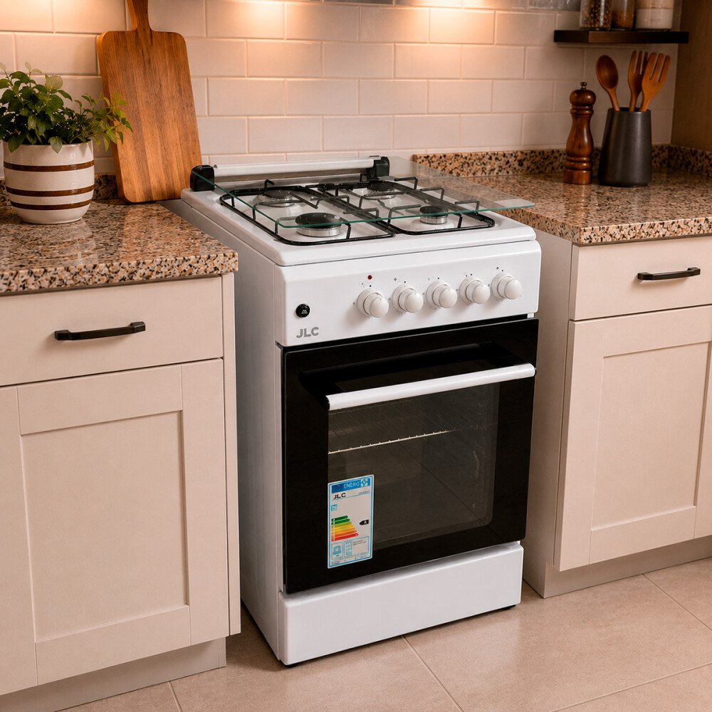 COCINA SUPERGAS 4 HORNALLAS COLOR BLANCO JLC Cocina Supergas 4 Hornallas Color Blanco Jlc
