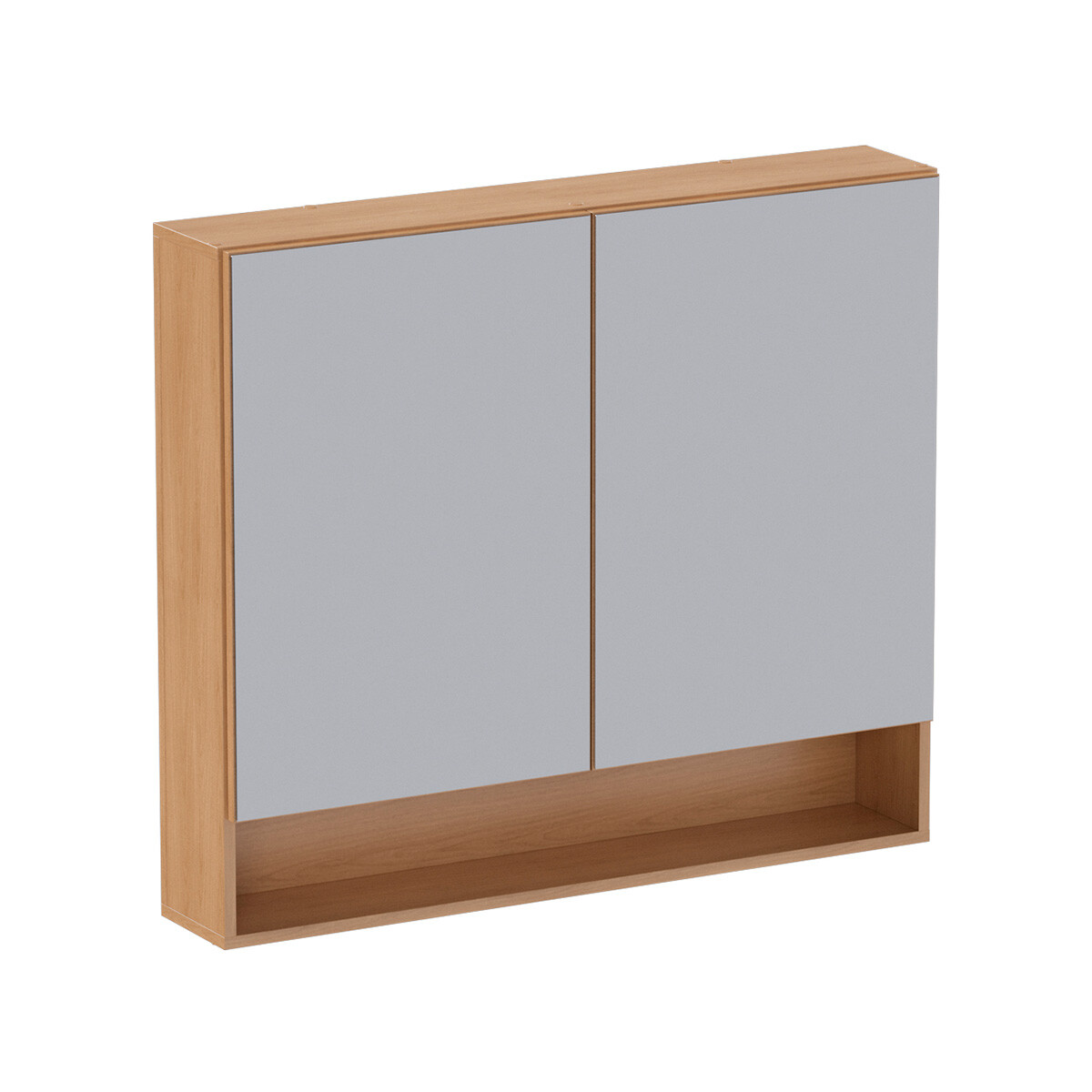 Espejo Mad 800 Con Nicho Jequitibá 