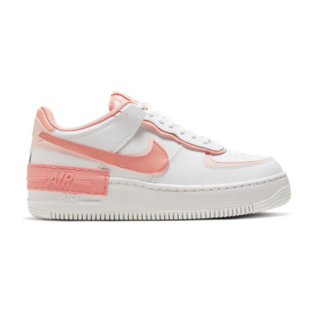 Nike Air Force 1 Shadow - White/Coral Pink — Zooko
