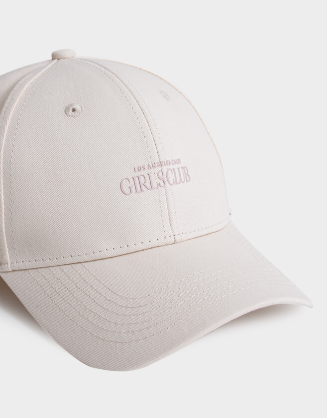 Caps Gorra Canvas Con Tag - Blanco Crudo
