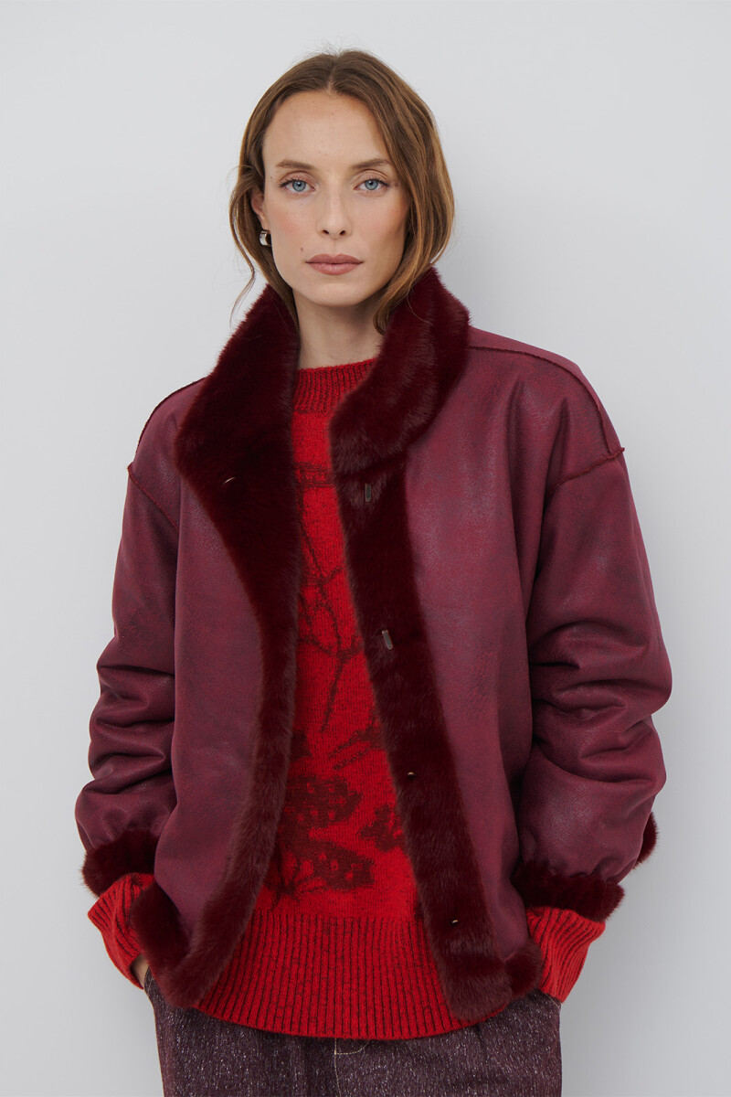 CHAQUETA FOXY BURDEOS