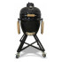 Horno Kamado A Carbón Cerámica Refractaria Parrilla 39cm PARRILLA FIRE KING KAMADO 18" NEGRO T18