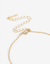 Bijouterie Set Navidad Set De Cadena Y Aros - Dorado
