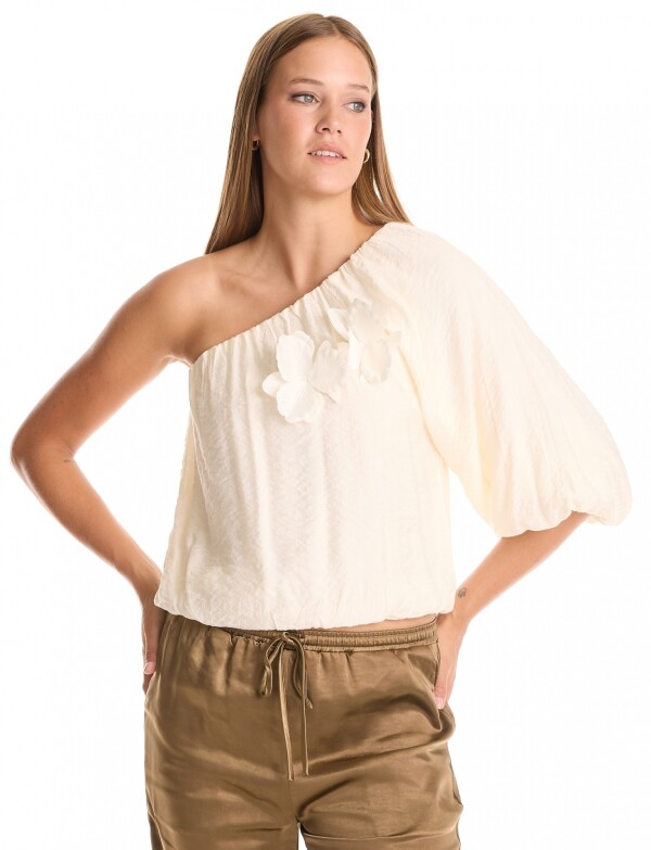 Blusa Flores CRUDO