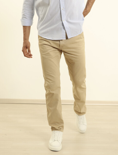 080353 PANTALON HARRINGTON LABEL Beige