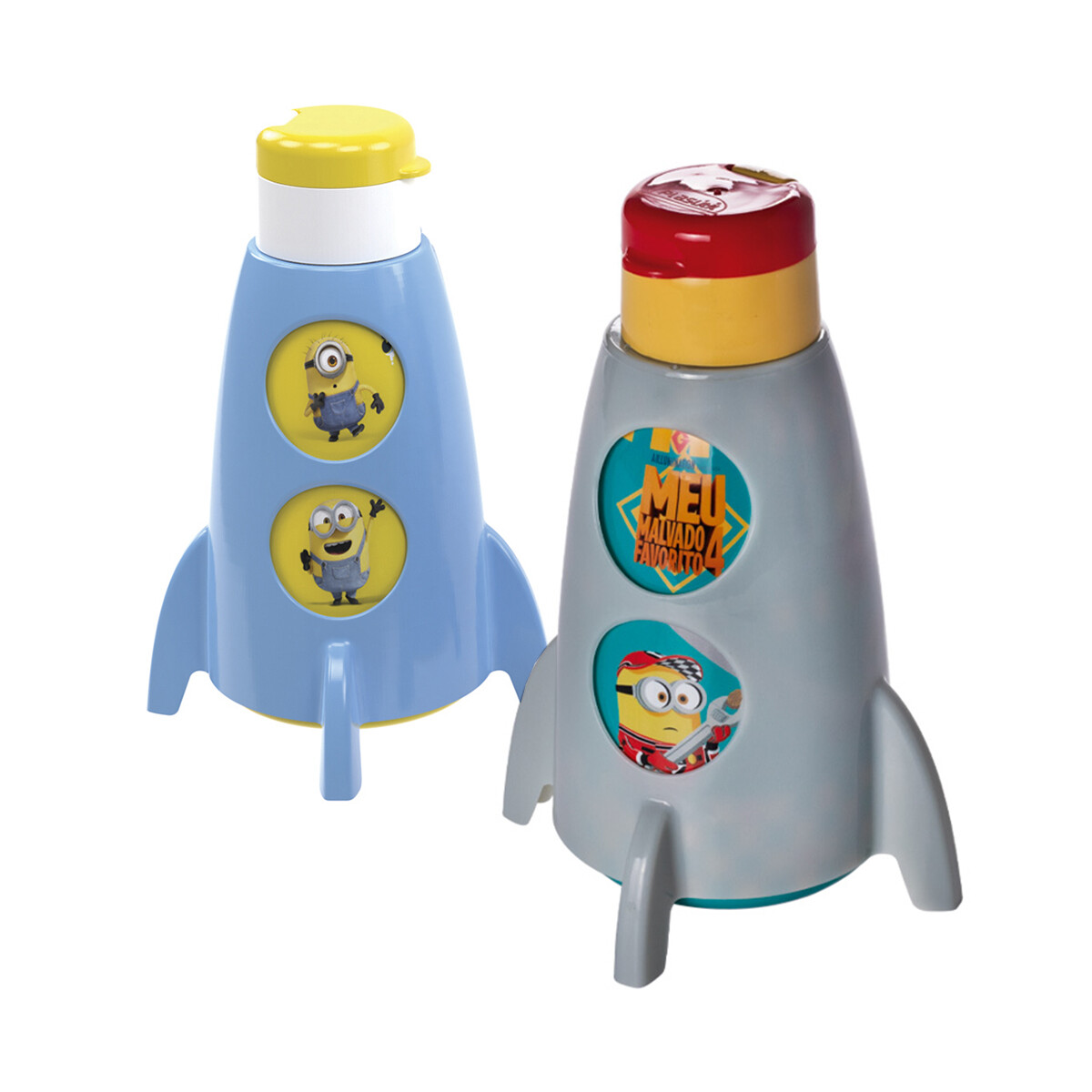 Botella con Forma de Cohete de Minions Diseño Surtido 320ml 