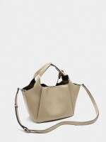 Bolso Tote Con Penduro crudo