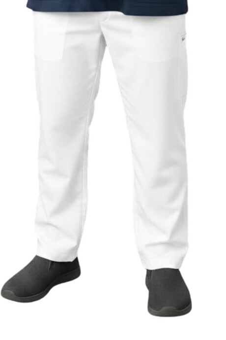 Pantalón médico con spandex Blanco