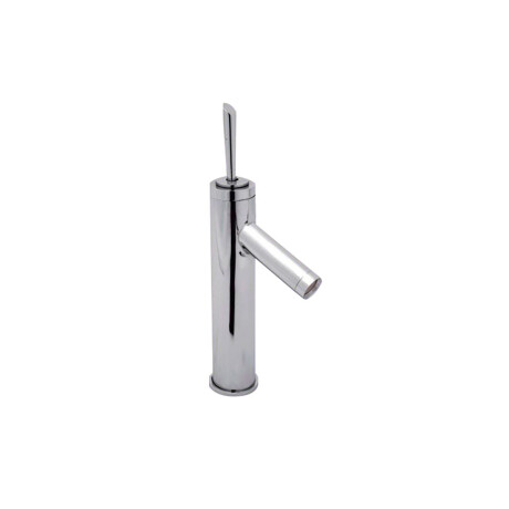 Griferia Monocomando De Lavatorio 32Cm Cromo Serie Pisa Sin Valvula Alto CROMO