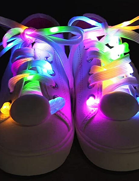 Cordones luminosos LED para championes o patines colores varios Cordones luminosos LED para championes o patines colores varios