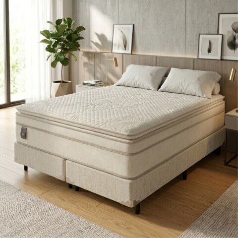 Sommier Copenhagen QUEEN SIZE – Espuma + Resortes Pocket individuales | Máximo confort y diseño premium GARANTIA 10 AÑOS Sommier Copenhagen QUEEN SIZE – Espuma + Resortes Pocket individuales | Máximo confort y diseño premium GARANTIA 10 AÑOS