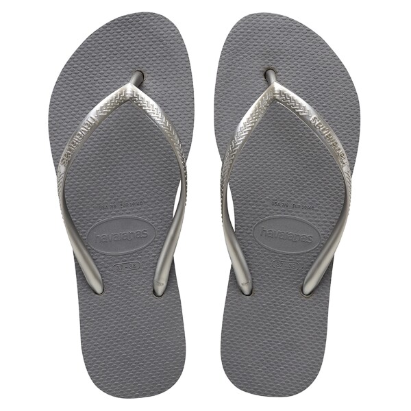Ojota de Mujer Havaianas Slim Gris Acero