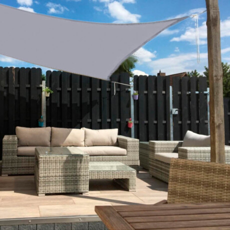 Lona Toldo Vela Rectangular Filtro Uv 3X4m Sombra Beige