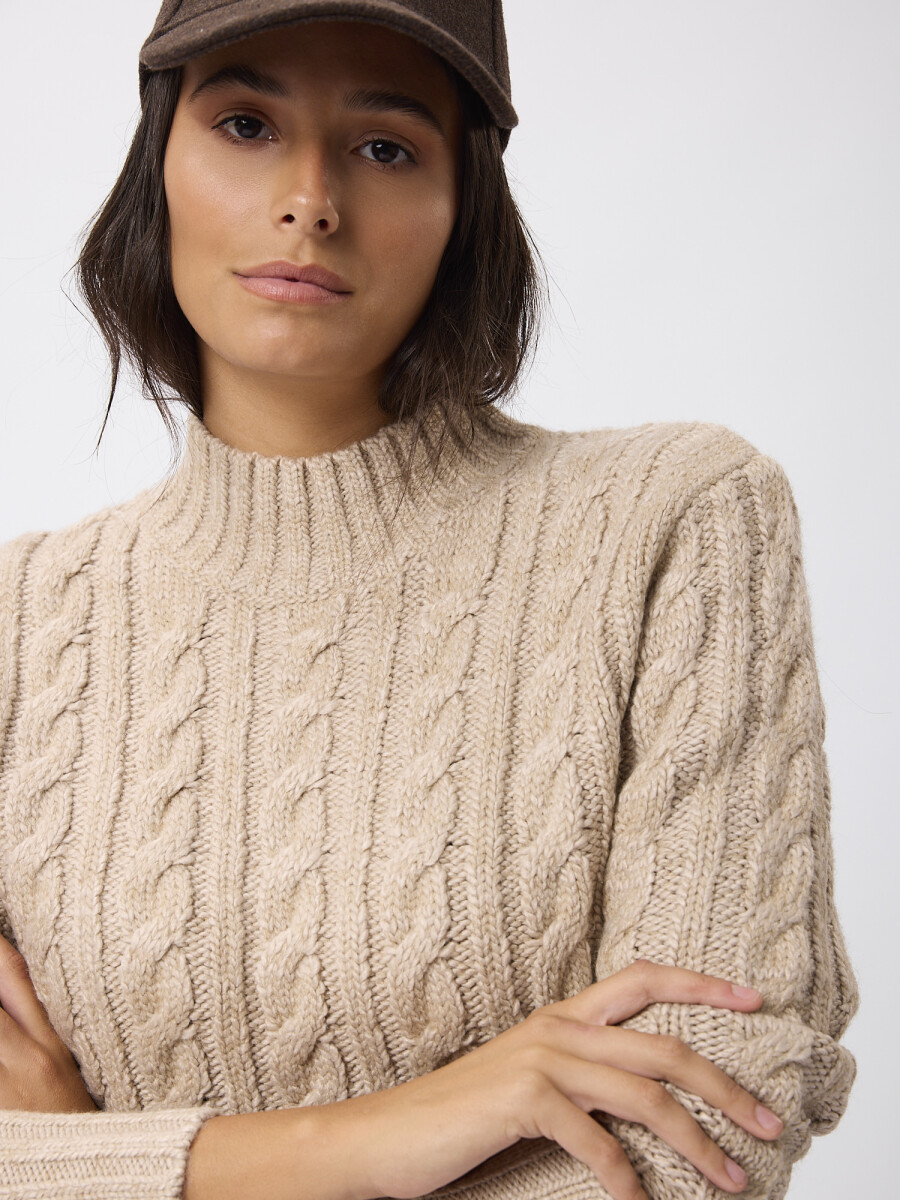 Sweater ochos - beige 