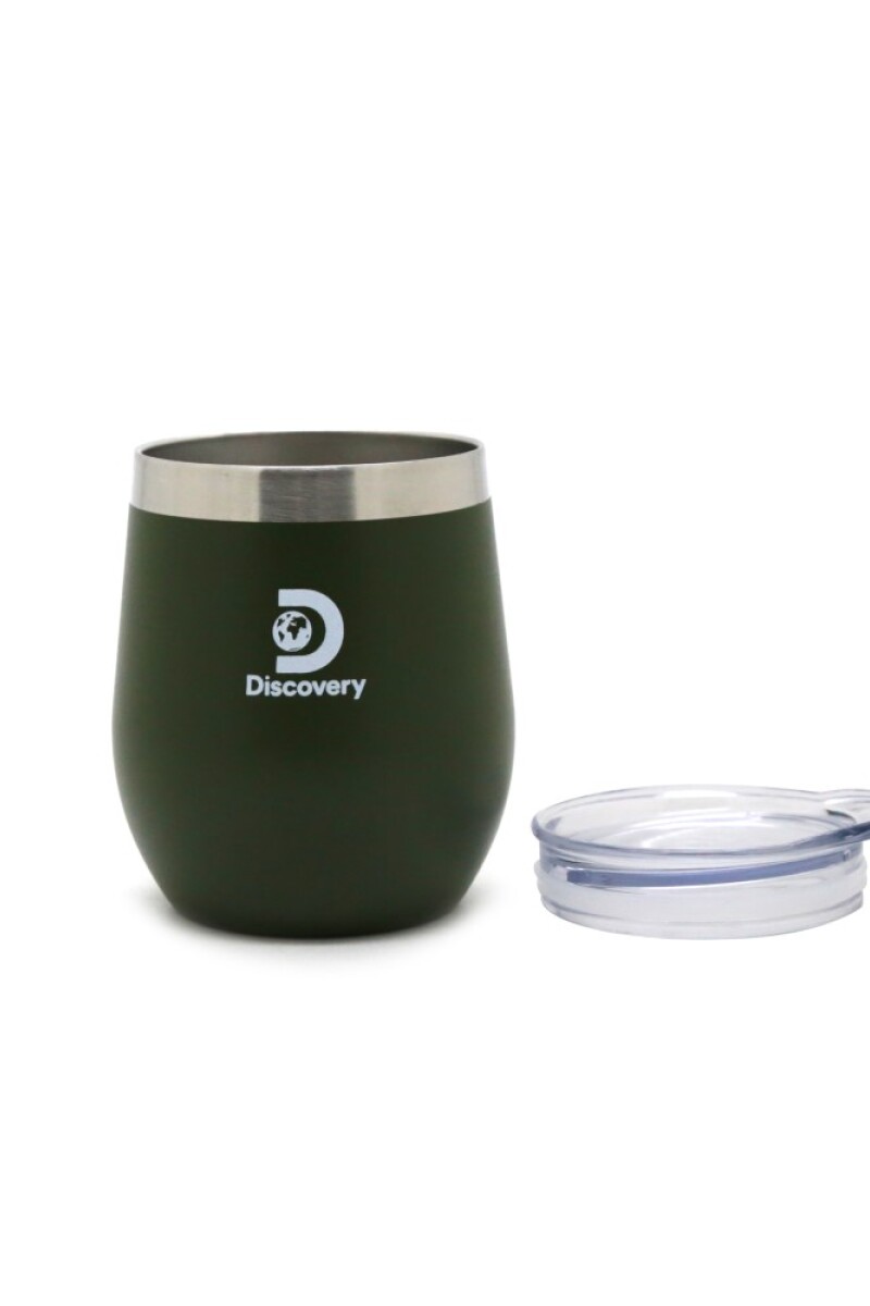 Mate y tapa de Acero - Discovery Verde