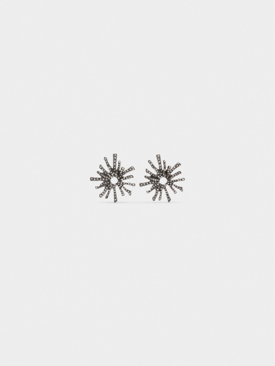 Pendientes De Erizo De Mar negro