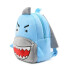 Mochila Infantil Animales De Peluche Niños Escuela 3d Variante Color Tiburon Azul