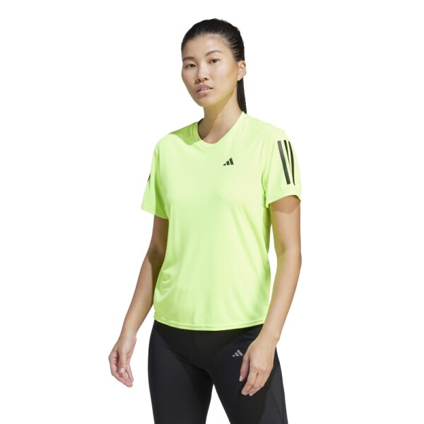 Remera Adidas Own the Run Lucid Lemon/black