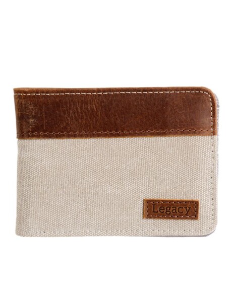 BILLETERA CANVAS Gris