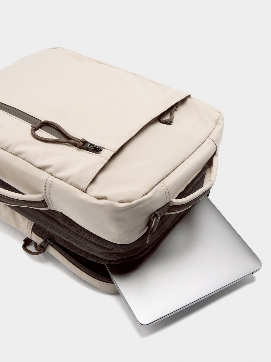 Mochila De Cabina De Nylon blanco
