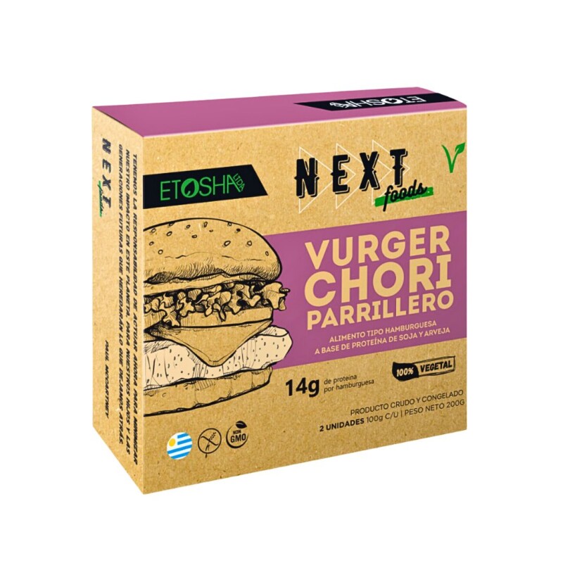 Vurger Chori Parrillero Next - 2 uds. - 200 gr Vurger Chori Parrillero Next - 2 uds. - 200 gr