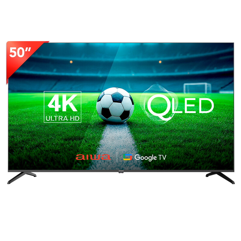 Smart TV 50" AIWA | Google TV | Ultra HD 4K | QLED Smart TV 50" AIWA | Google TV | Ultra HD 4K | QLED