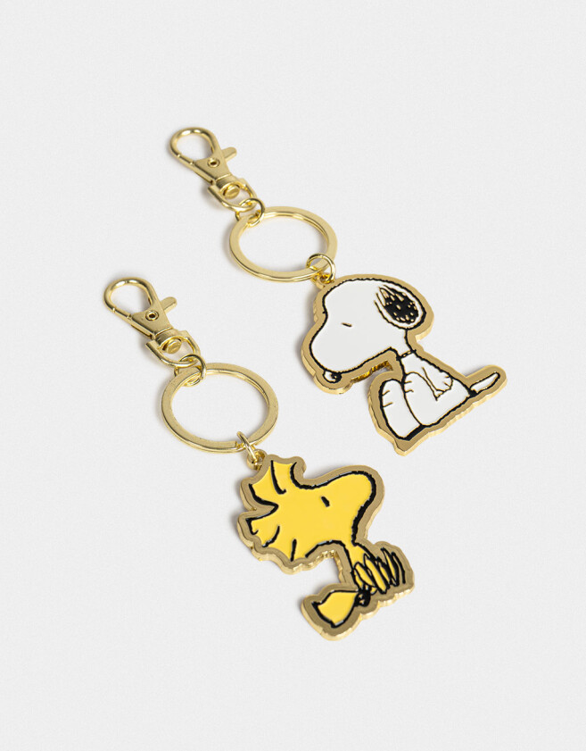 Llavero Set De Llaveros "snoopy" - Combinacion Multicolor