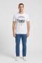 Camiseta estampada Ballena BLANCO