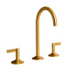 Lavatorio Bimando Oro Cepillado Mate Lignage Noken DORADO-BRUSHED GOLD