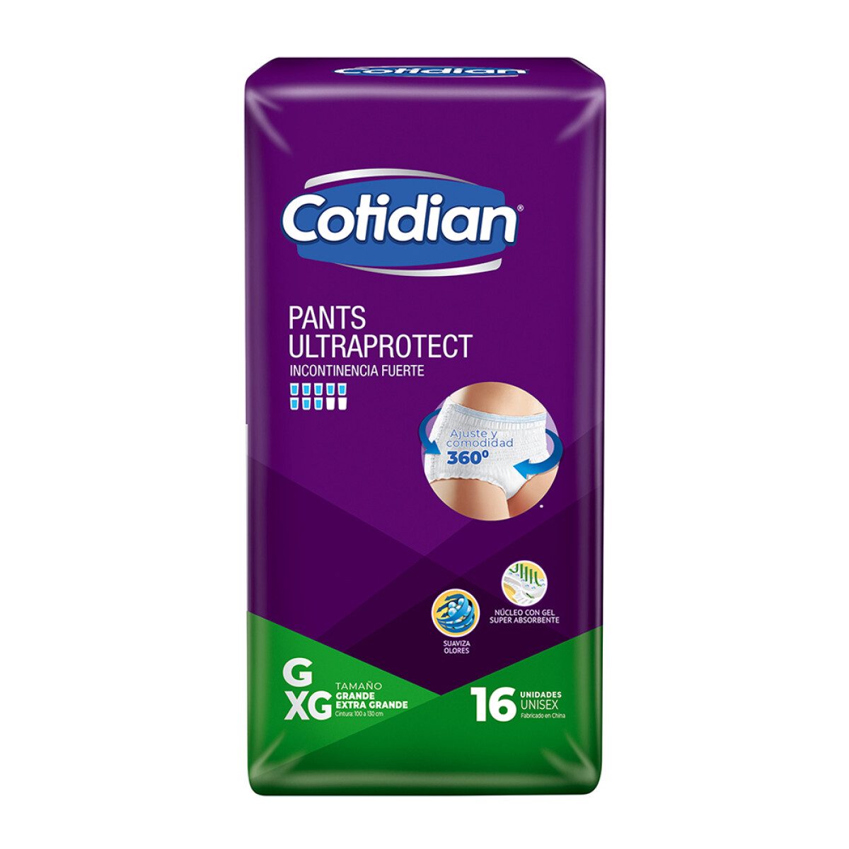 Pants Cotidian Ultraprotect Talle G 16 Uds. 