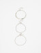 Pulseras Flexibles Sets Metal Set De Pulseras Metálicas - Plateado Rodio