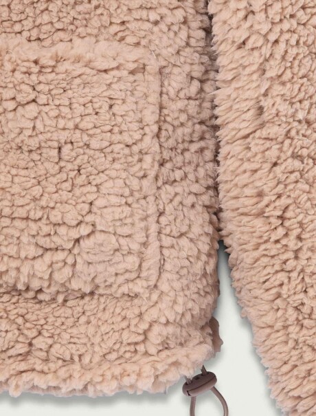 CAMPERA INFANTIL CON BOLSILLOS MARRÓN