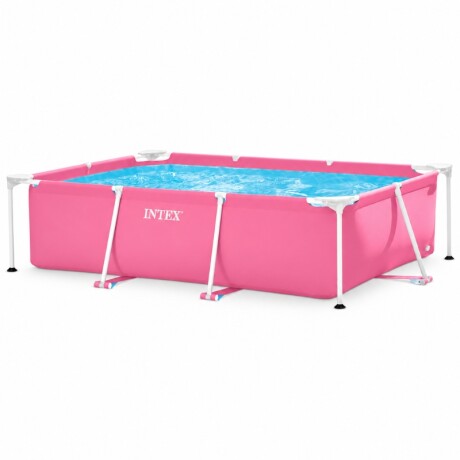INTEX PISCINA ESTRUCTURAL SMALL FRAME RECTANGULAR ROSA 2.20 X 1.50 X 0.60M 1662L Intex Piscina Estructural Small Frame Rectangular Rosa 2.20 X 1.50 X 0.60m 1662l