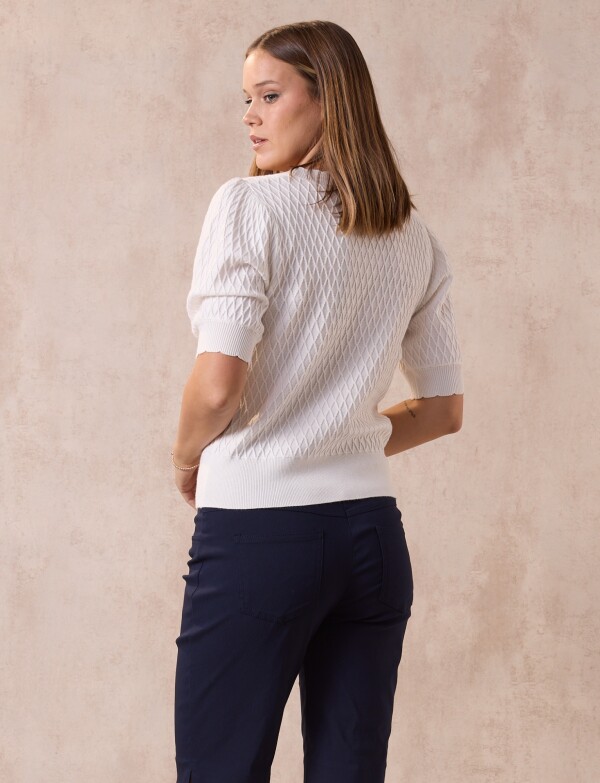 Cardigan Rombos CRUDO