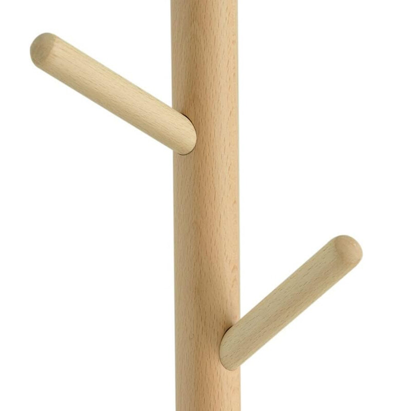 Perchero de pie 175 x 43 cm MARRON CLARO